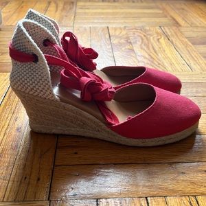 Jcrew Espadrille Heeled Sandals